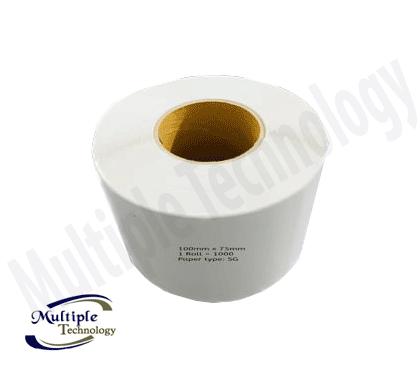 100mm x 75mm Barcode Label Sticker