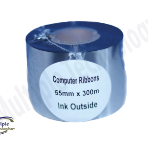 55mm x 300M Premium Wax Resin Printer Ribbon